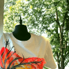 Amanecer camiseta pintada a mano bymirene