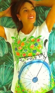 Camisetas pintadas a mano byMIRENE