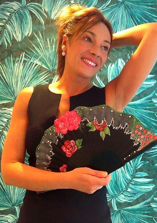 Abanicos pintados a mano