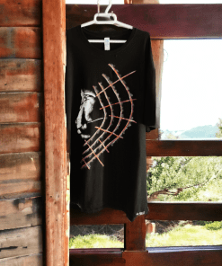 Camiseta hombre pintada a mano bymirene ARPA