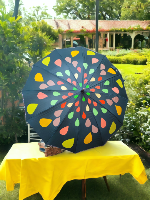 Paraguas para dar color al otoño. Paraguas alegre byMIRENE, pintado a mano.