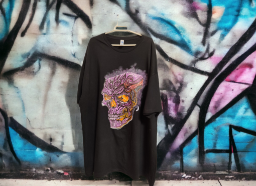Camisetas de calaveras pintadas para hombre, byMIRENE.